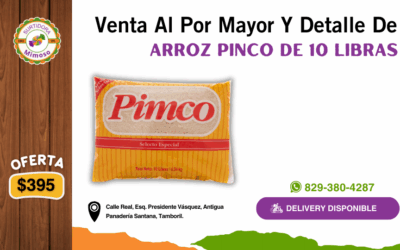 OFERTA ESPECIAL DE ARROZ PINCO DE 10 LIBRAS