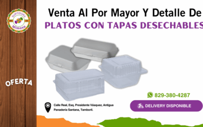 OFERTA ESPECIAL DE PLATOS DESECHABLES